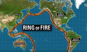 Ring of Fire – earthquake zone.